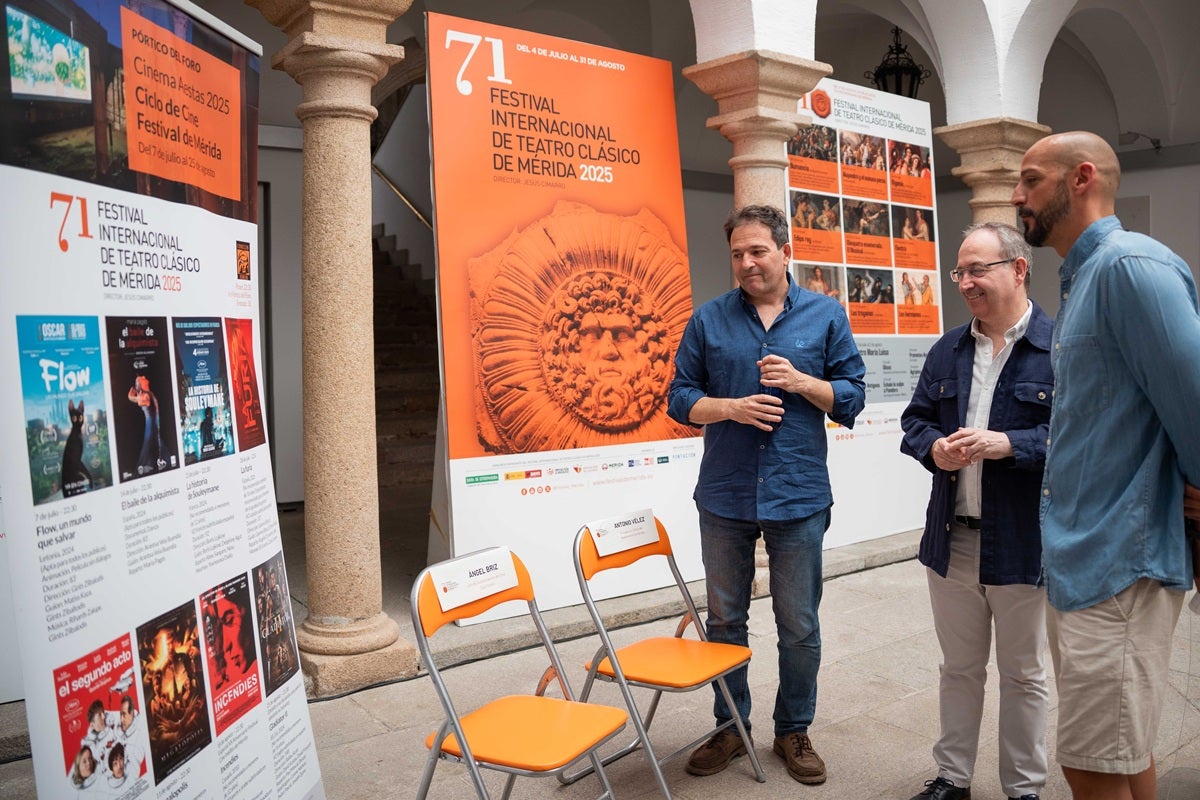 El Festival de Mérida extiende la cultura grecolatina con un ciclo de ocho proyecciones de cine en el Pórtico del Foro El Festival de Mérida extiende la cultura grecolatina con un ciclo de ocho proyecciones de cine en el Pórtico del Foro