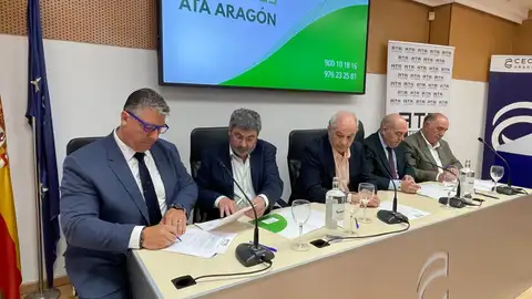 Las asociaciones de autónomos de Huesca y Teruel se han integrado en ATA Aragón a través de un convenio de colaboración Las asociaciones de autónomos de Huesca y Teruel se han integrado en ATA Aragón a través de un convenio de colaboración