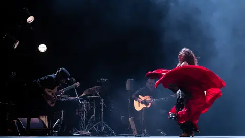 Olga Pericet, durante una actuación Olga Pericet, durante una actuación