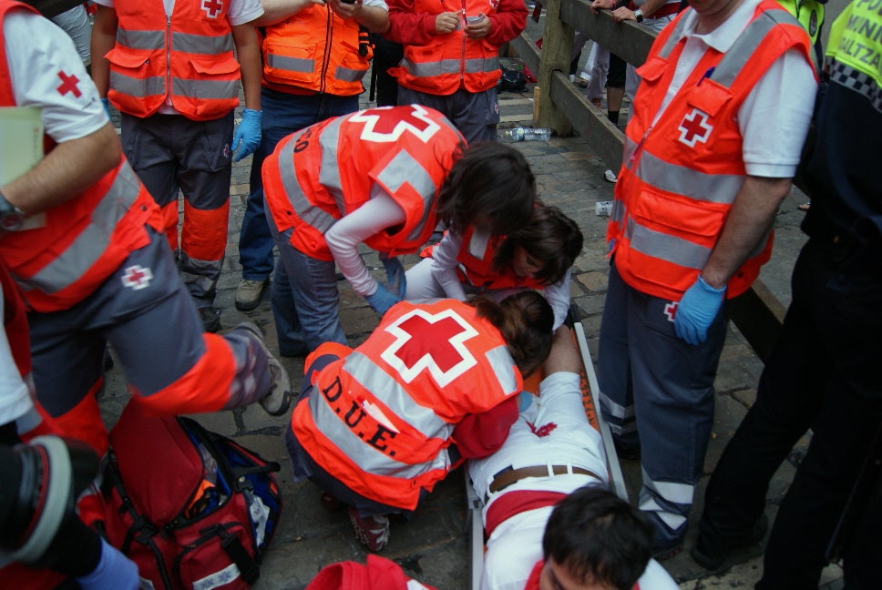 Dispositivo sanitario para las fiestas de San Fermín Dispositivo sanitario para las fiestas de San Fermín