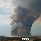 Incendio en Lérida (Cataluña) Incendio en Lérida (Cataluña)