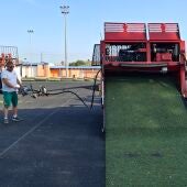 Vila-real acomete mejoras en el campo de fútbol "Fundación Flors"
