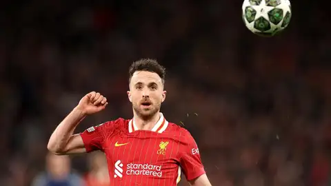 Diogo Jota, en un partido con el Liverpool. Diogo Jota, en un partido con el Liverpool.
