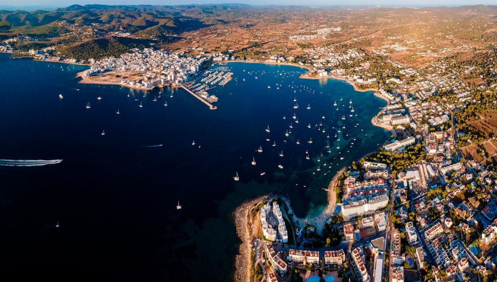 Imagen de archivo de la Bahía de Portmany