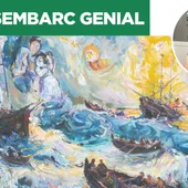 Kokoshka en 'Un Desembarc genial' amb Albert Alcaraz. Kokoshka en 'Un Desembarc genial' amb Albert Alcaraz.