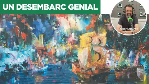 Alguacil en 'Un Desembarc genial' amb Albert Alcaraz. Alguacil en 'Un Desembarc genial' amb Albert Alcaraz.