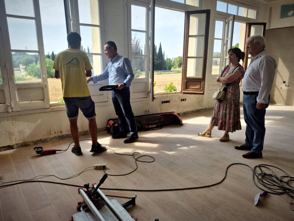 Avanzan las obras de la casa del mayor de Peraltilla de cara a su puesta en marcha el próximo otoño Avanzan las obras de la casa del mayor de Peraltilla de cara a su puesta en marcha el próximo otoño