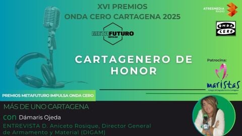 PREMIO OCR CARTAGENA - CARTAGENERO HONOR - ALMIRANTE ANICETO ROSIQUE