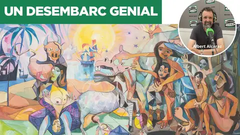 Picaso en 'Un Desembarc genial' amb Albert Alcaraz. Picaso en 'Un Desembarc genial' amb Albert Alcaraz.