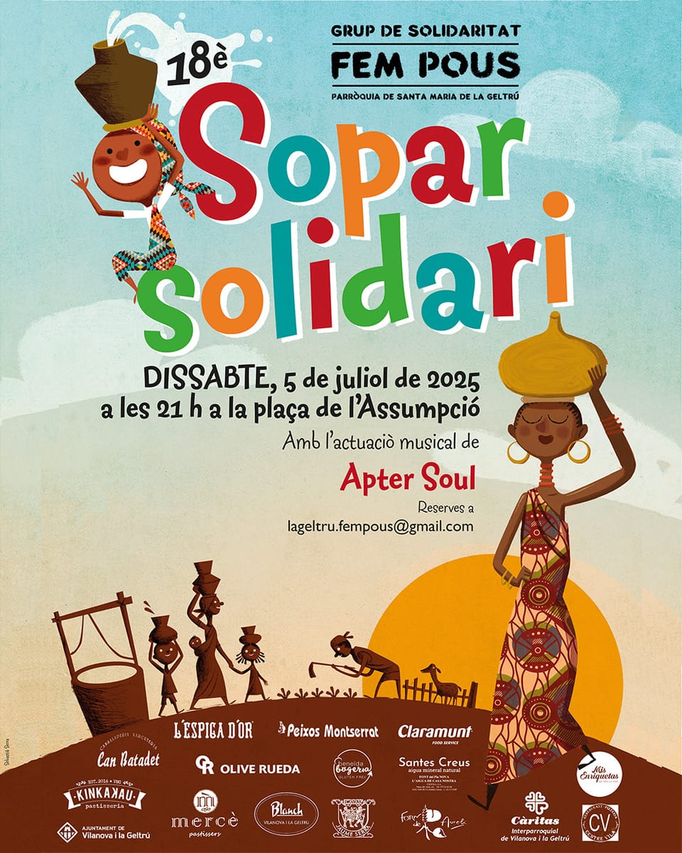 El sopar solidari de Fem Pous celebra 18 edicions recaptant fons per a l’educació infantil al Camerun El sopar solidari de Fem Pous celebra 18 edicions recaptant fons per a l’educació infantil al Camerun