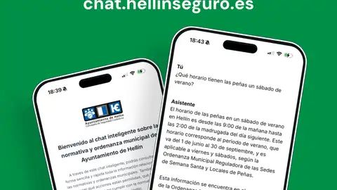 Los hellineros podrán consultar normas municipales a través de un chat inteligente Los hellineros podrán consultar normas municipales a través de un chat inteligente