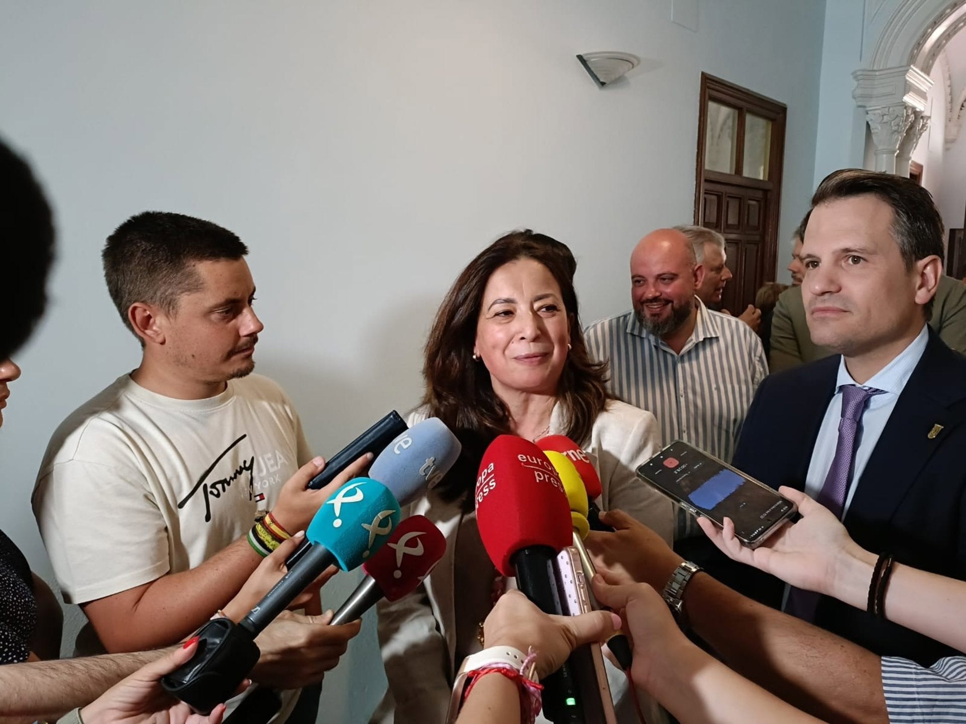 Elisabeth Medina, nueva alcaldesa de Don Benito trabajará para "reducir el desencuentro en la vida política" de la ciudad Elisabeth Medina, nueva alcaldesa de Don Benito trabajará para "reducir el desencuentro en la vida política" de la ciudad