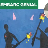 Matisse en 'Un Desembarc genial' amb Albert Alcaraz. Matisse en 'Un Desembarc genial' amb Albert Alcaraz.