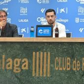 Loren Juarros y Ramón Enríquez, del Málaga CF