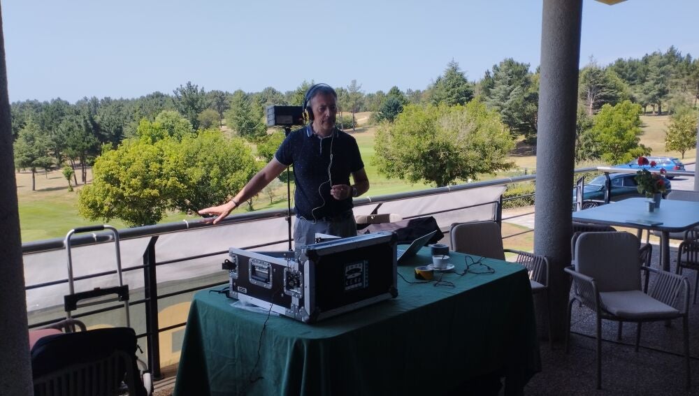 Luis Cerdeira, técnico de sonido de Onda Cero