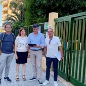 Villajoyosa rehabilita el vallado del colegio Poble Nou durante el verano Villajoyosa rehabilita el vallado del colegio Poble Nou durante el verano