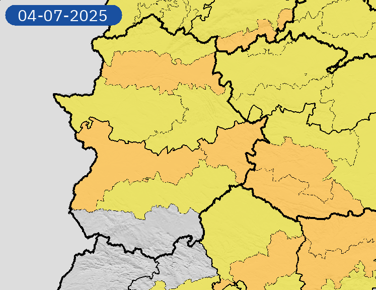 El 112 Extremadura activa este viernes la alerta naranja por altas temperaturas en las Vegas del Guadiana, Siberia, Tajo y Alagón El 112 Extremadura activa este viernes la alerta naranja por altas temperaturas en las Vegas del Guadiana, Siberia, Tajo y Alagón