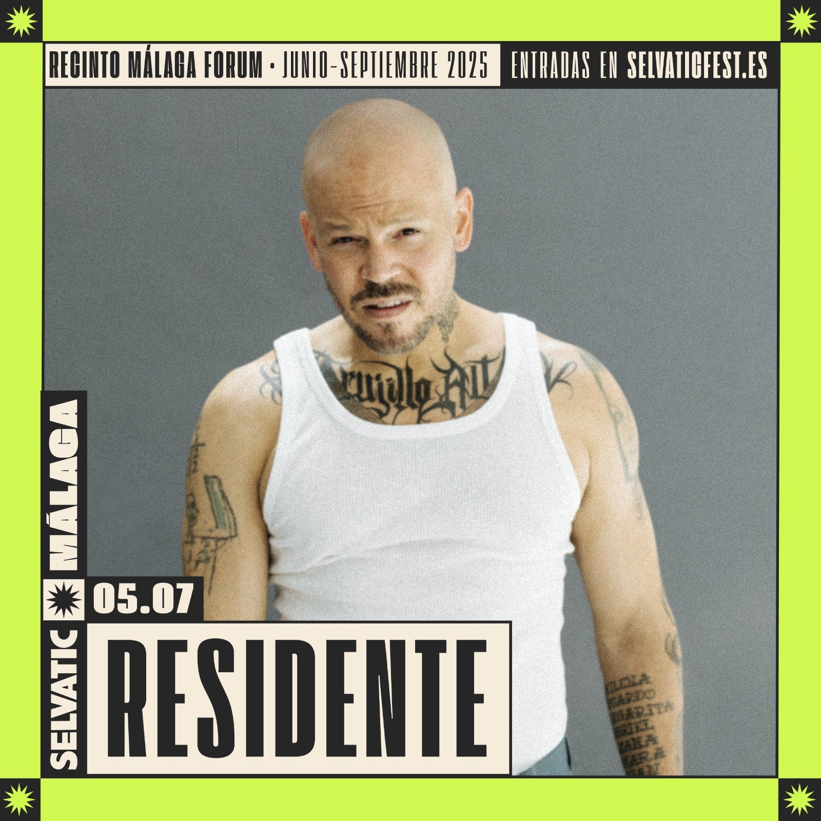 Residente: primer nombre internacional que llega al Selvatic Málaga Fest Residente: primer nombre internacional que llega al Selvatic Málaga Fest