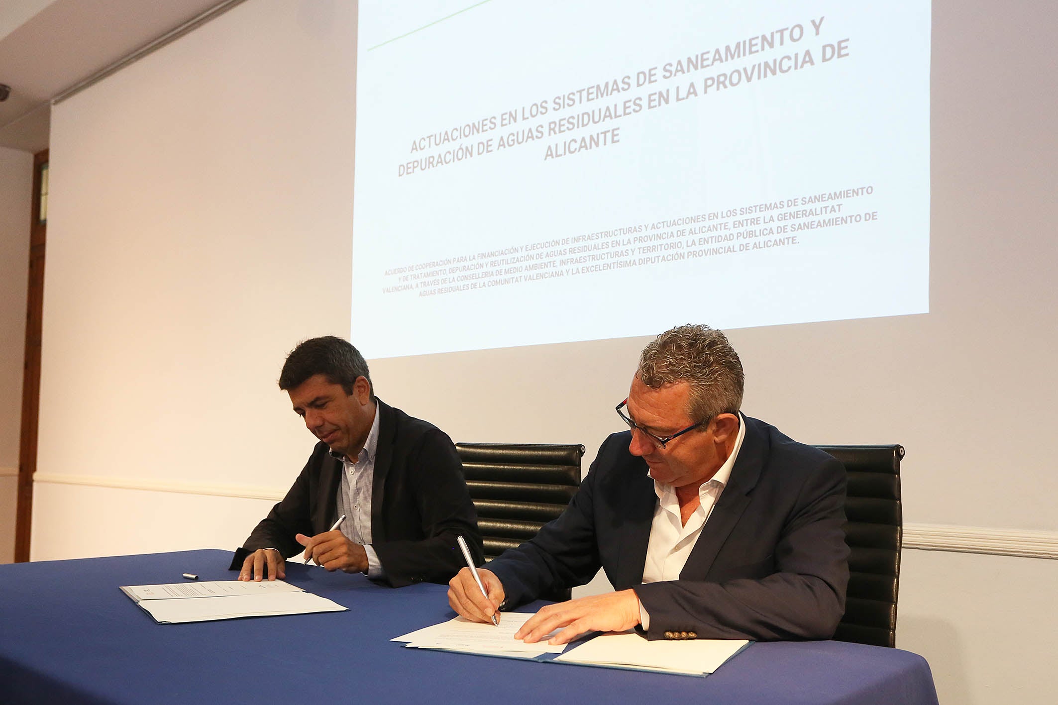 Diputación y Generalitat invertirán 15 millones de euros en infraestructuras de aguas residuales en la provincia de Alicante Diputación y Generalitat invertirán 15 millones de euros en infraestructuras de aguas residuales en la provincia de Alicante