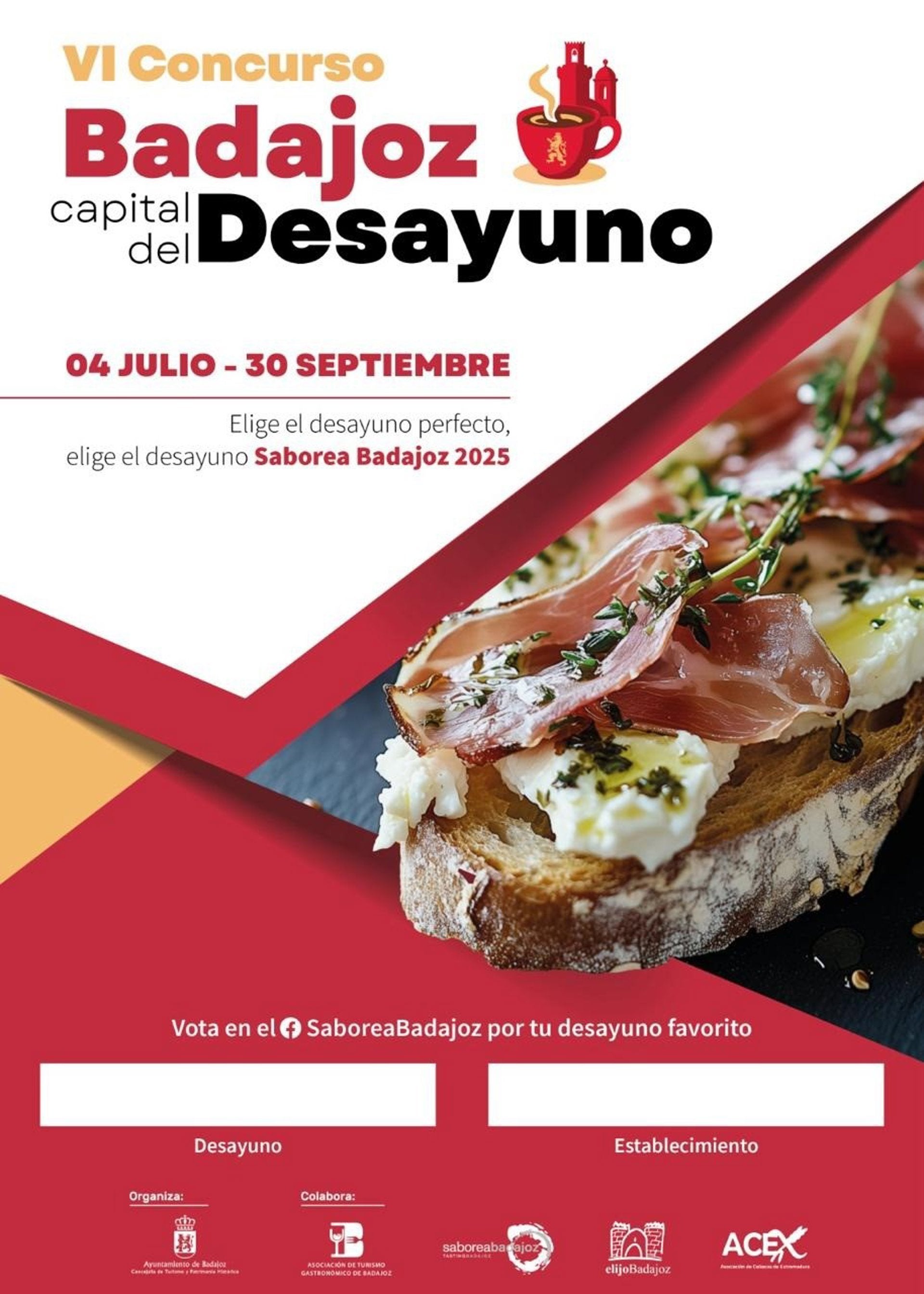 El VI Concurso 'Badajoz Capital del Desayuno' arranca este viernes con 45 establecimientos participantes El VI Concurso 'Badajoz Capital del Desayuno' arranca este viernes con 45 establecimientos participantes