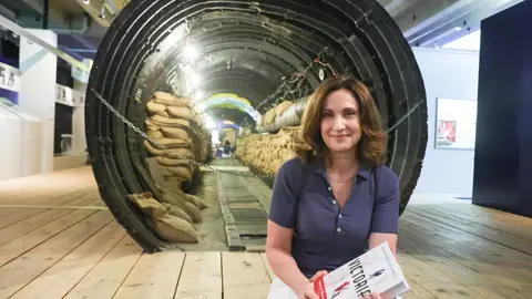 Paloma Sánchez Garnica en el Museo de los Aliados en Berlin Paloma Sánchez Garnica en el Museo de los Aliados en Berlin