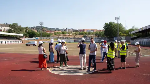 Avanzan en Plasencia las obras del campo de fútbol de la Ciudad Deportiva Avanzan en Plasencia las obras del campo de fútbol de la Ciudad Deportiva