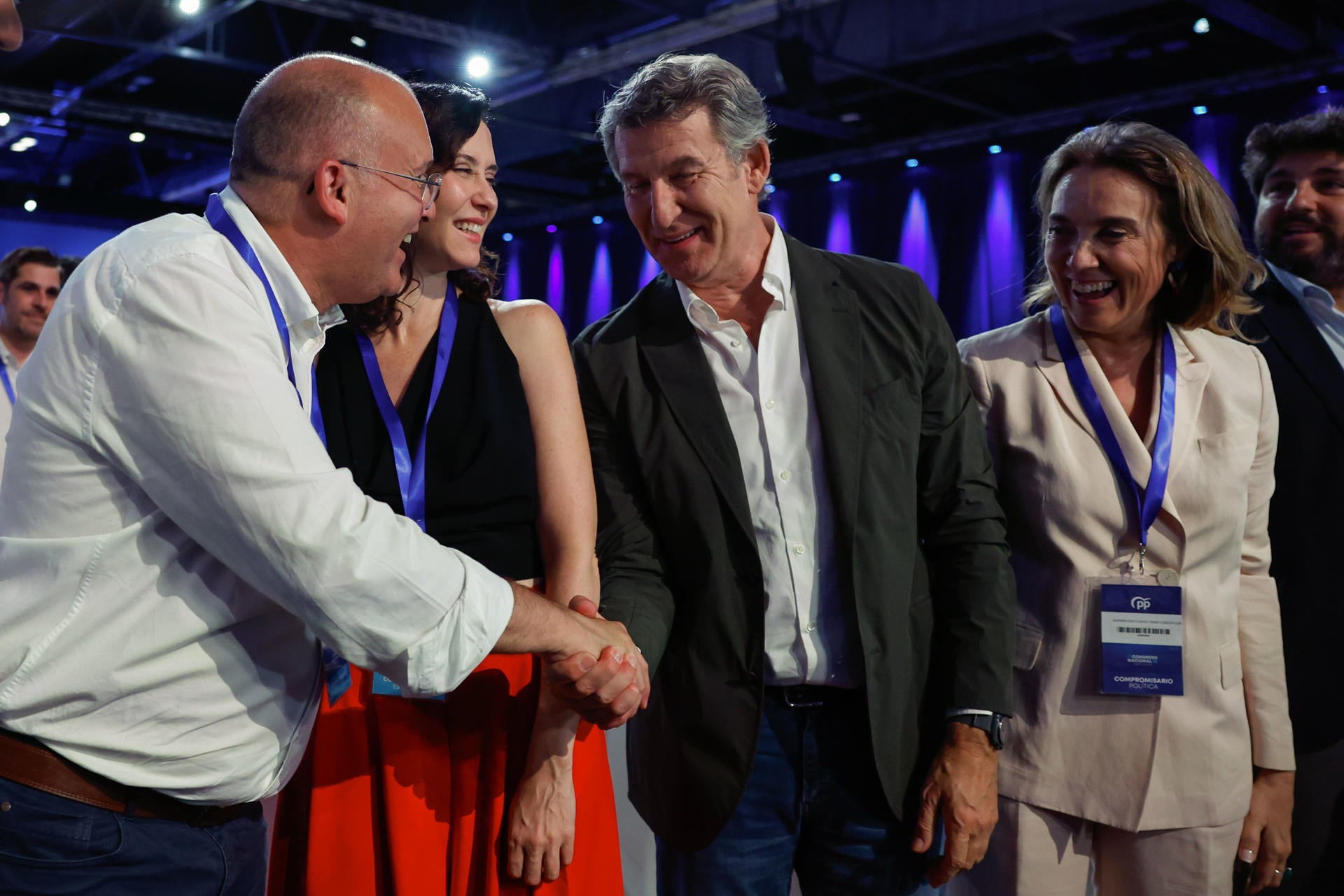 Arranca el Congreso del PP con unidad interna y respaldo total a Feijóo Arranca el Congreso del PP con unidad interna y respaldo total a Feijóo