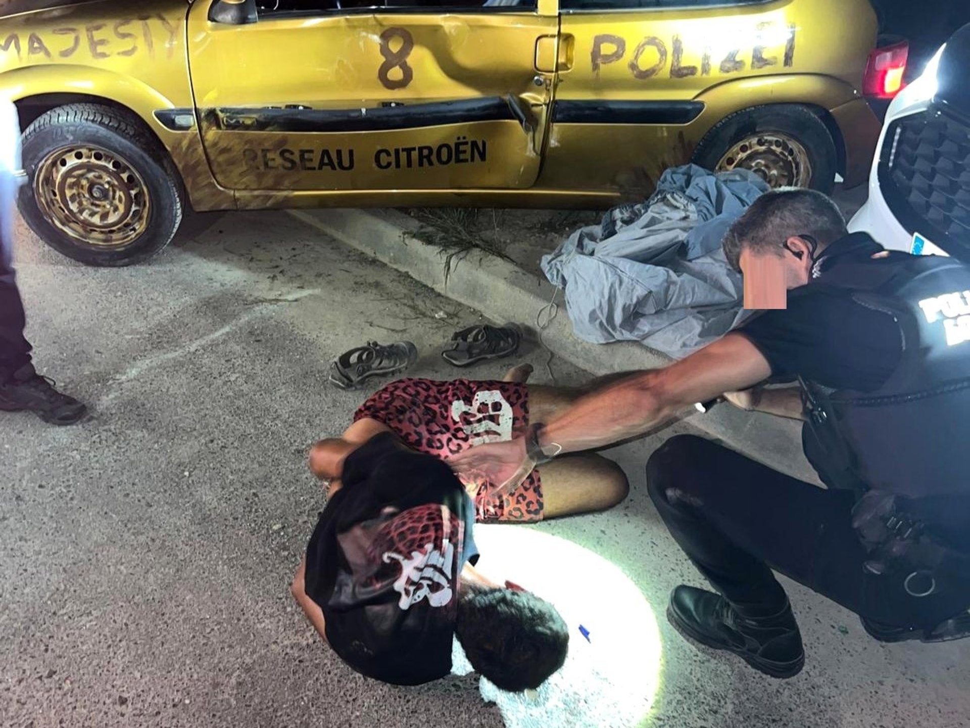 Un kamize protagoniza un "fast & furious" por las carreteras de la provincia Un kamize protagoniza un "fast & furious" por las carreteras de la provincia