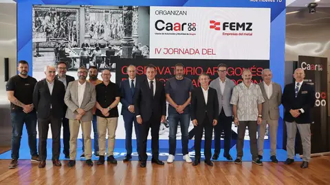 La automoción aragonesa resiste al valle de la electrificación El Observatorio Aragonés de la Automoción ha celebrado su cuarta jornada