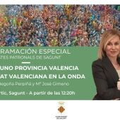 Onda Cero emite en directo desde la Via del Pòrtic de Sagunt programa especial 'Fiestas patronales 2025'