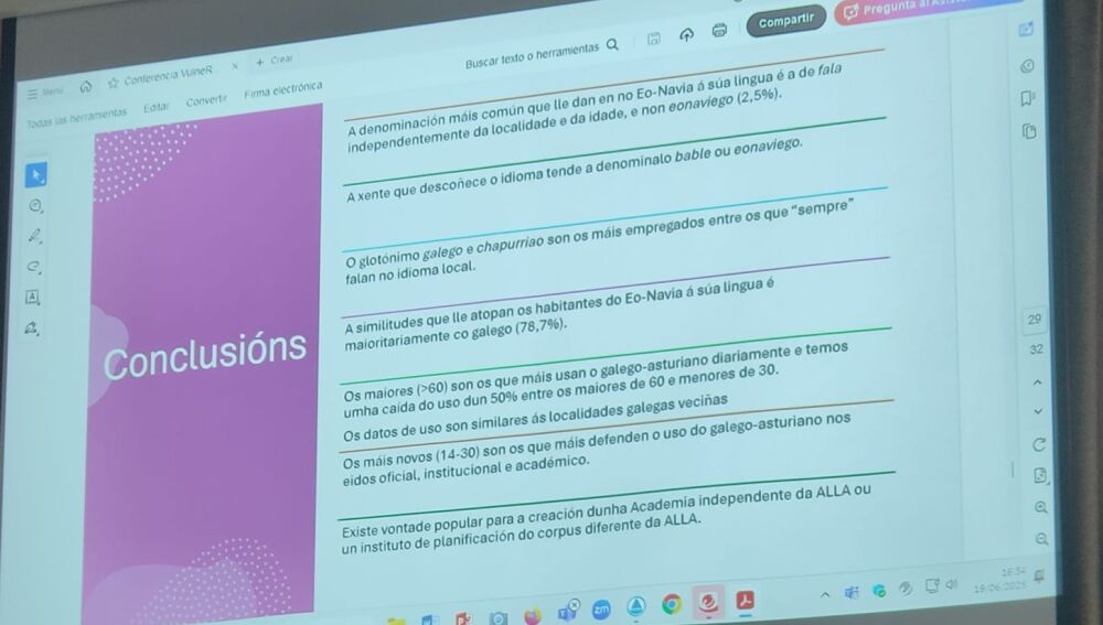 Axuntar lleva al Supremo la defensa en exclusiva del gallego asturiano sin compartir con el Eonaviego.