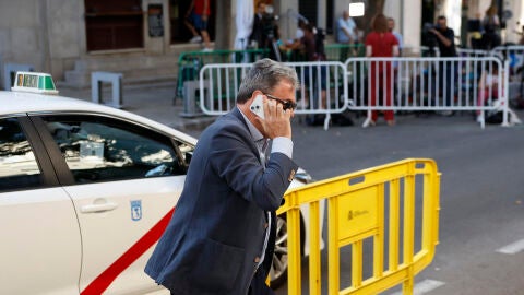 Antxon Alonso a su llegada al Tribunal Supremo para declarar ante el juez