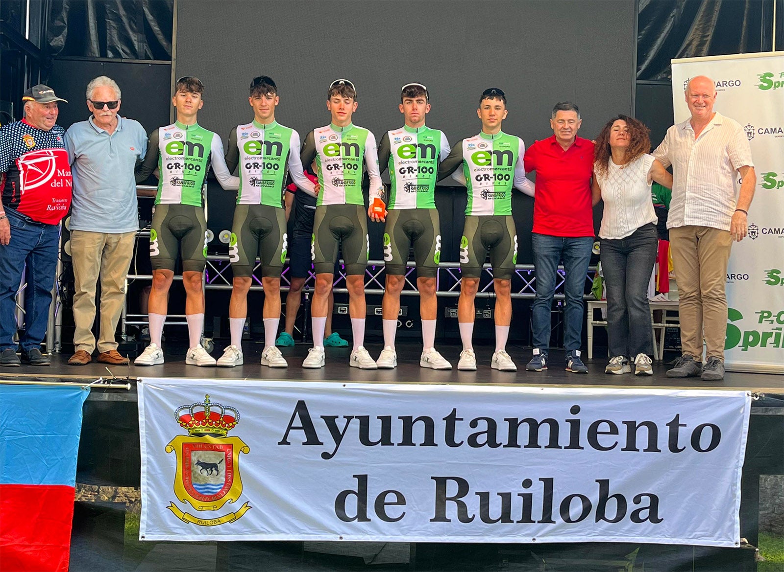 Álvaro Domínguez (Electromercantil-GR100) protagonismo, etapa y podio final en el Circuito Cántabro Júnior Álvaro Domínguez (Electromercantil-GR100) protagonismo, etapa y podio final en el Circuito Cántabro Júnior