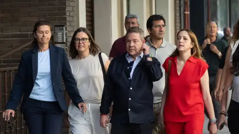 Emiliano García-Page a su llegada al Comité Federal del PSOE Emiliano García-Page a su llegada al Comité Federal del PSOE