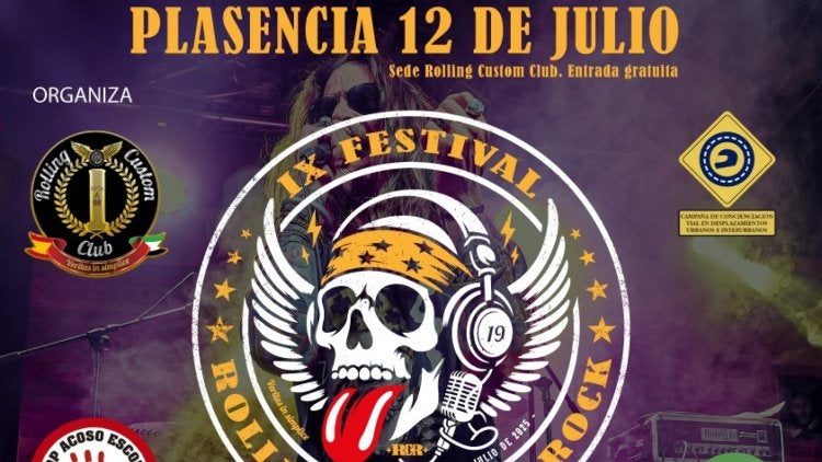 El Festival Rolling Custom Rock de Plasencia busca apoyos para los afectados por ELA y el acoso escolar El Festival Rolling Custom Rock de Plasencia busca apoyos para los afectados por ELA y el acoso escolar