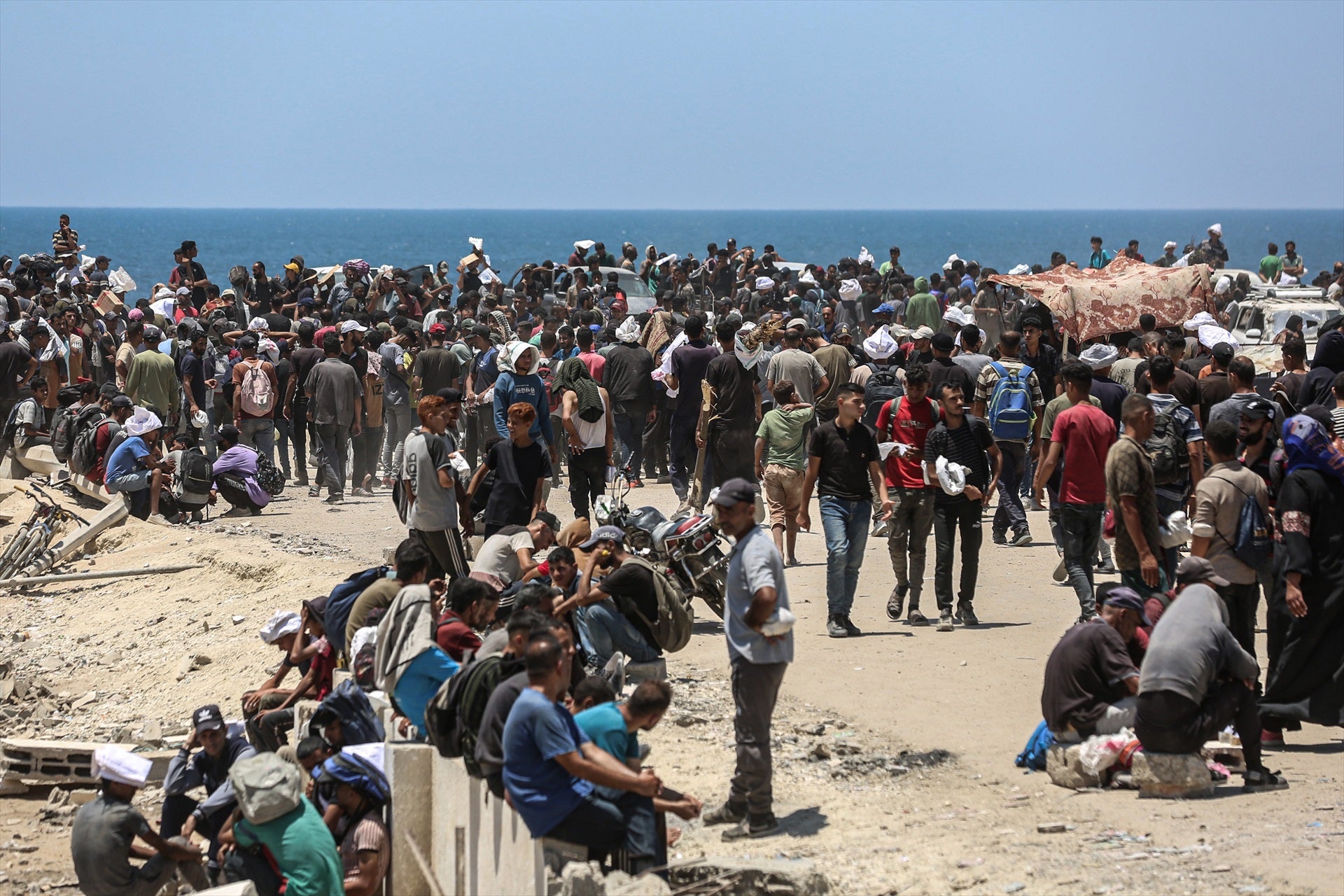 El plan de Israel para concentrar a 600.000 palestinos: una "ciudad humanitaria" al sur de Rafah El plan de Israel para concentrar a 600.000 palestinos: una "ciudad humanitaria" al sur de Rafah