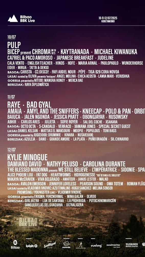 Cartel del Bilbao BBK Live Cartel del Bilbao BBK Live