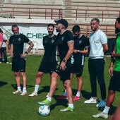 Eder Sarabia en la pretemporada 25/26