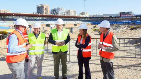 Avanzan las obras de la fase 2 del estadio Ibercaja Romareda Avanzan las obras de la fase 2 del estadio Ibercaja Romareda