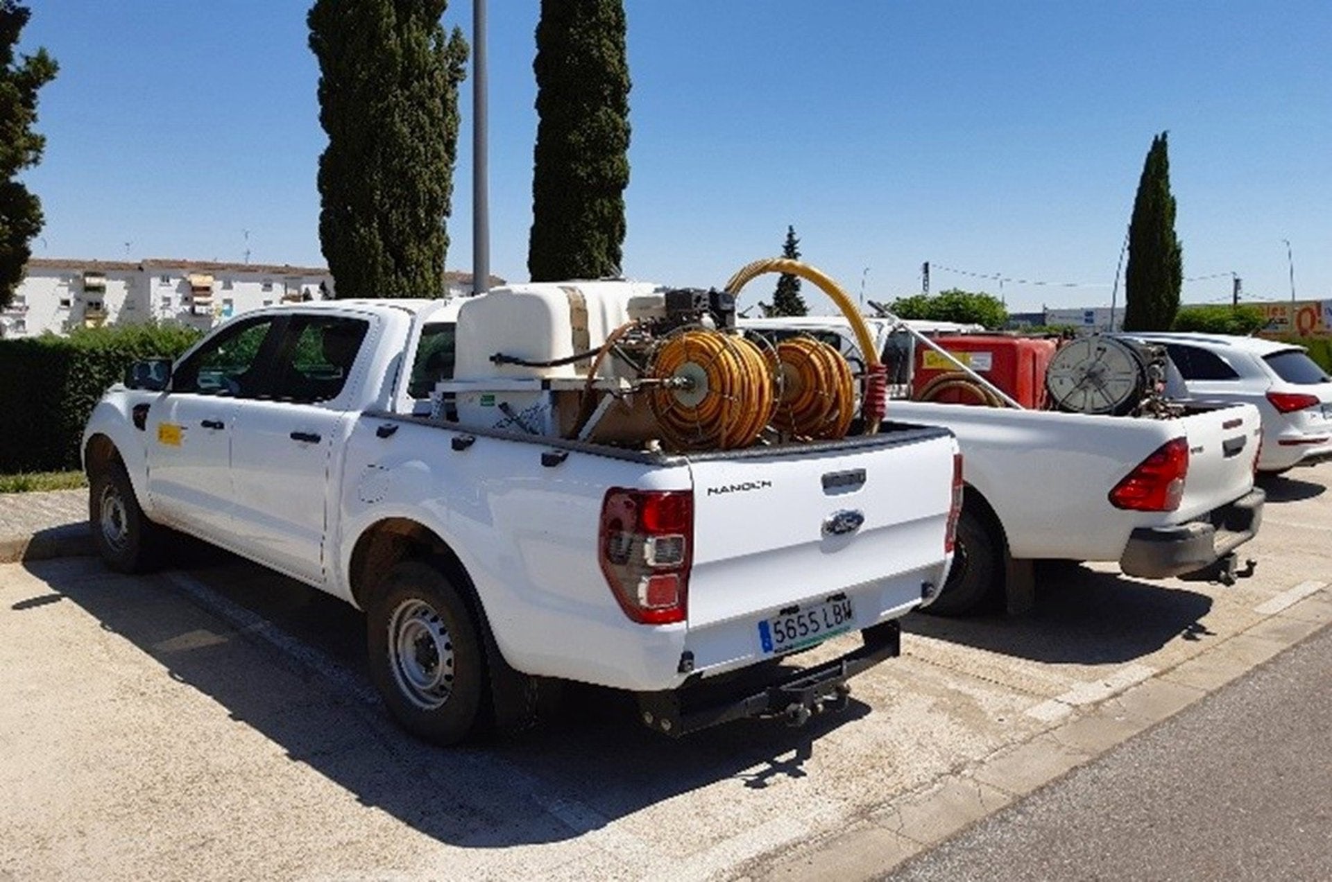 Ocho vehículos de la CHG trabajarán en Extremadura en la vigilancia y prevención de incendios forestales Ocho vehículos de la CHG trabajarán en Extremadura en la vigilancia y prevención de incendios forestales