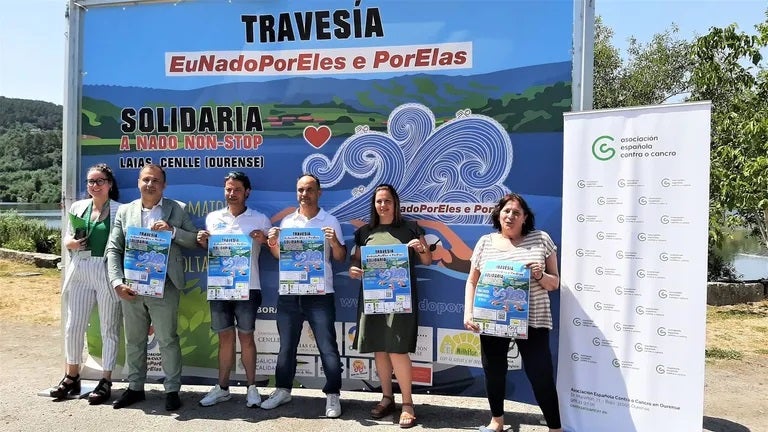 A iniciativa solidaria Eu Nado por eles/as chega ao Miño A iniciativa solidaria Eu Nado por eles/as chega ao Miño
