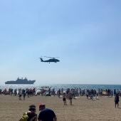 Desembarco anfibio de la Armada en la Malagueta
