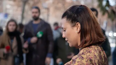 Elisa Mouliaá ante medios de comunicación en una foto de archivo Elisa Mouliaá ante medios de comunicación en una foto de archivo