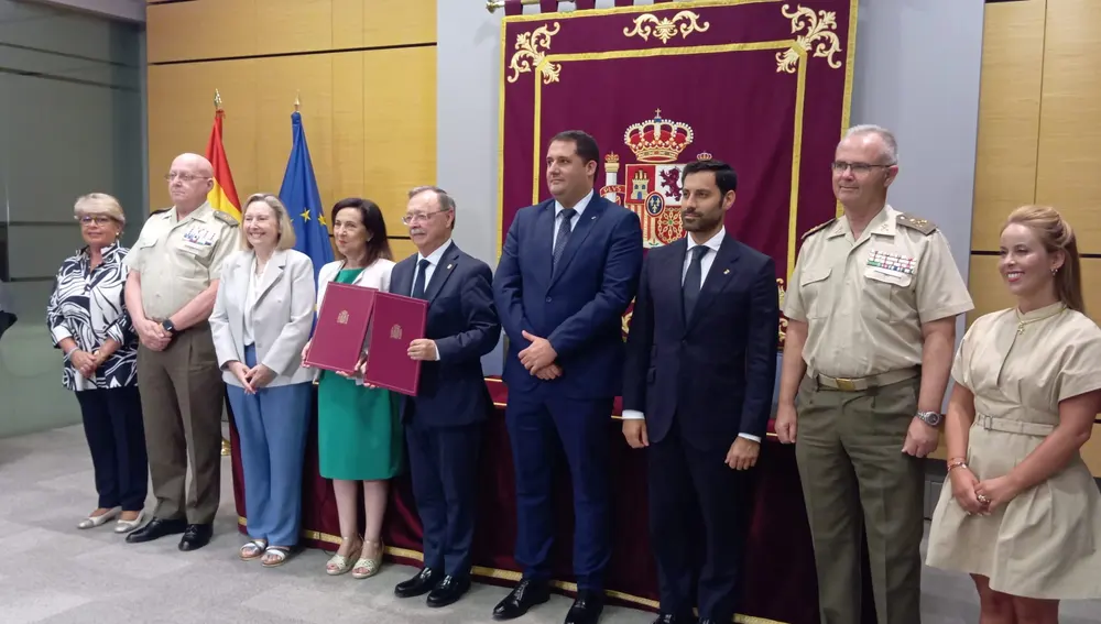 Firma del convenio, Ceuta y Defensa Firma del convenio, Ceuta y Defensa
