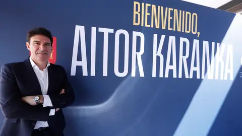 Aitor Karanka en su presentación como nuevo director deportivo de la RFEF Aitor Karanka en su presentación como nuevo director deportivo de la RFEF
