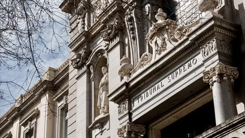 Imagen de archivo de la fachada del Tribunal Supremo Imagen de archivo de la fachada del Tribunal Supremo