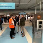 Una de las fotografías tomadas el día de la inauguración oficial del parking