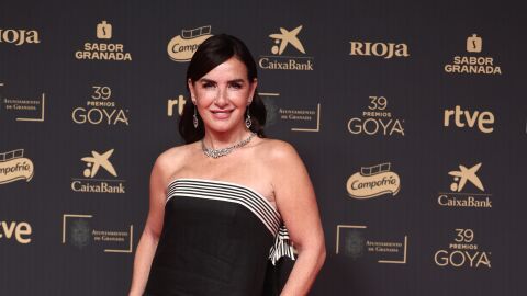 Bel&eacute;n L&oacute;pez en la alfombra roja de los Goya 2025. Foto de archivo 