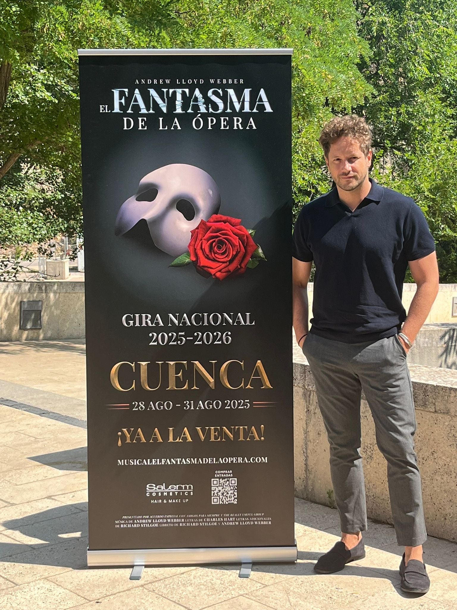 Daniel Diges debutará en Cuenca con el musical “El fantasma de la ópera” Daniel Diges debutará en Cuenca con el musical “El fantasma de la ópera”