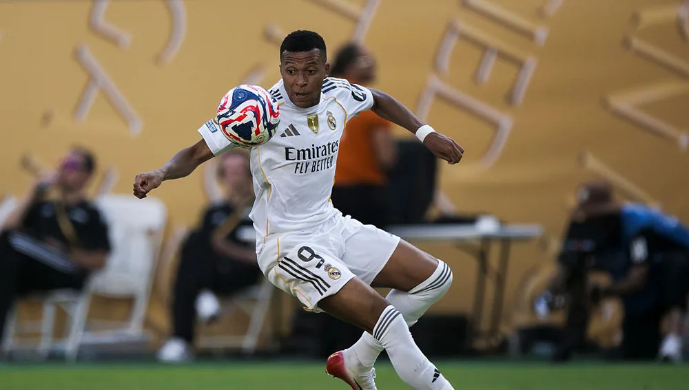 Kylian Mbappé durante el Mundial de Clubes Kylian Mbappé durante el Mundial de Clubes
